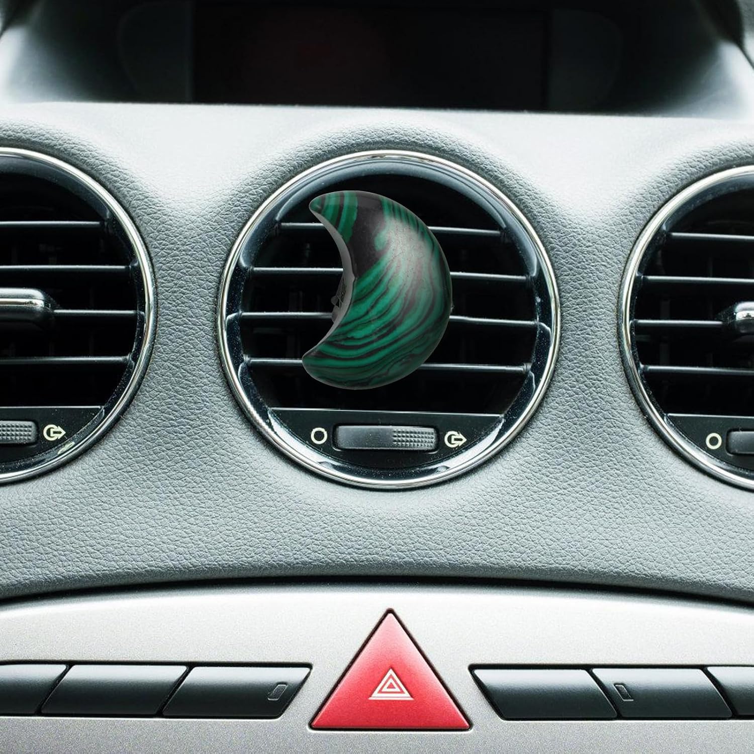 3pcs Car Vent Clip Decor Red Agate Malachite with Moss Agate image 5