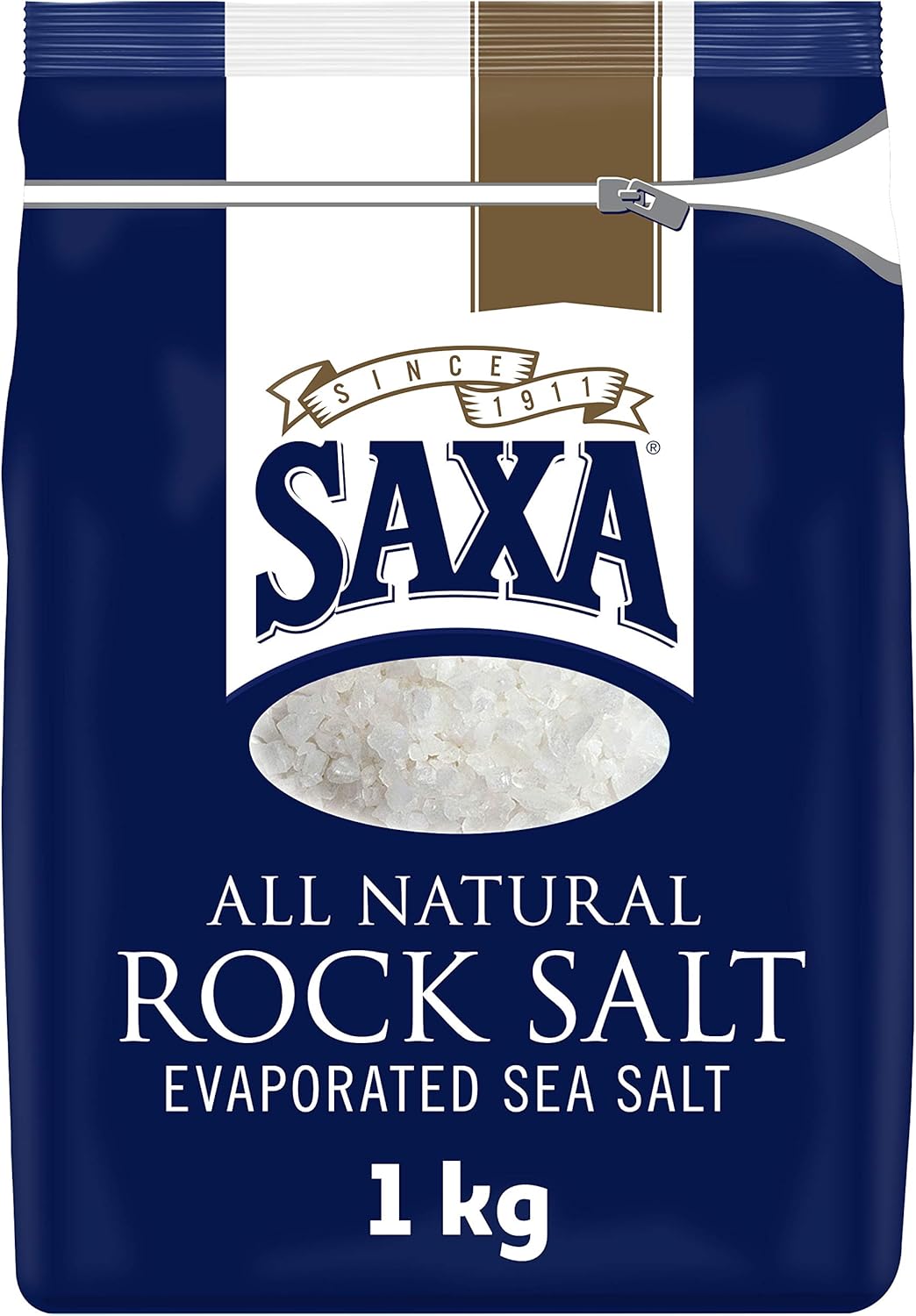 Saxa All Natural Rock Salt Bag Catering Bulk Flavour for Cooking Saxa