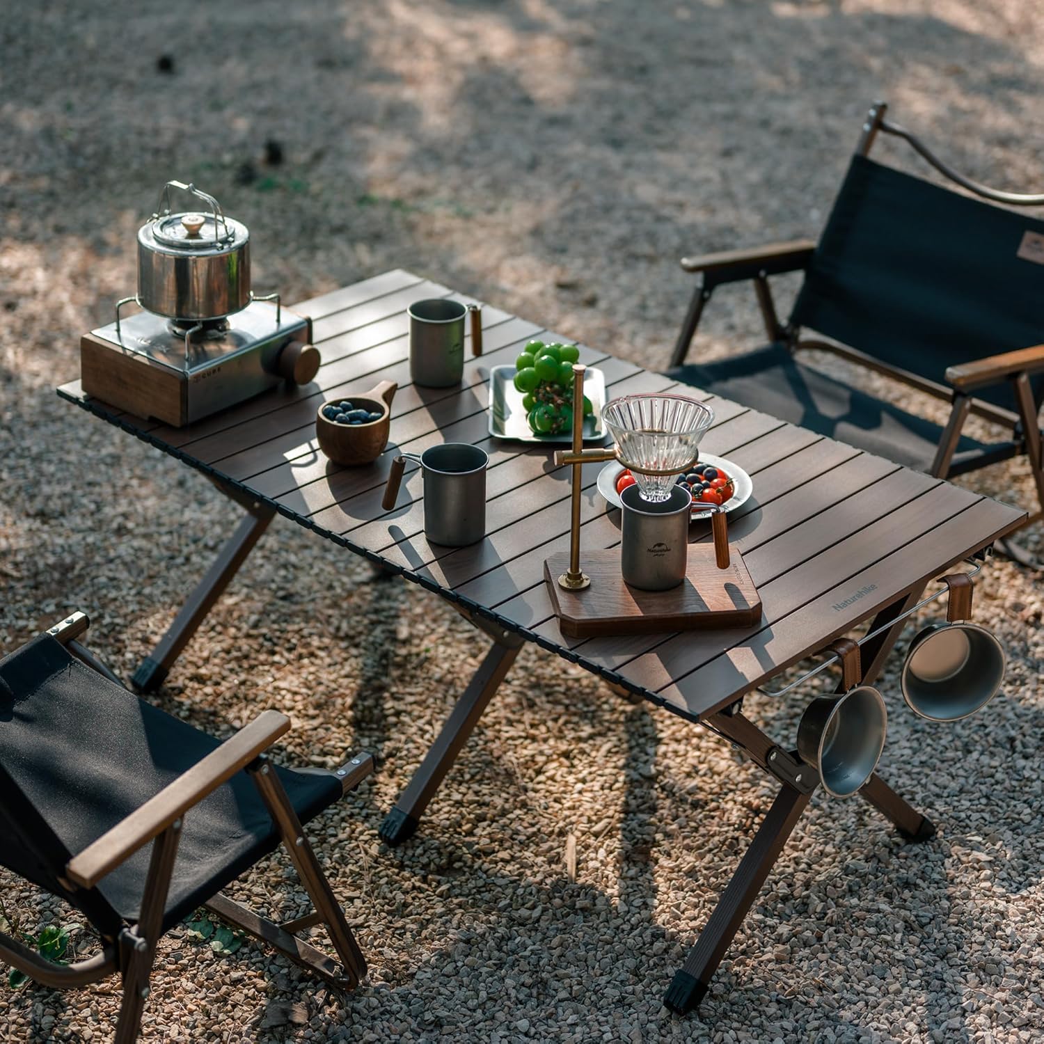 Naturehike IGT テーブル とアルミロールテーブル セット