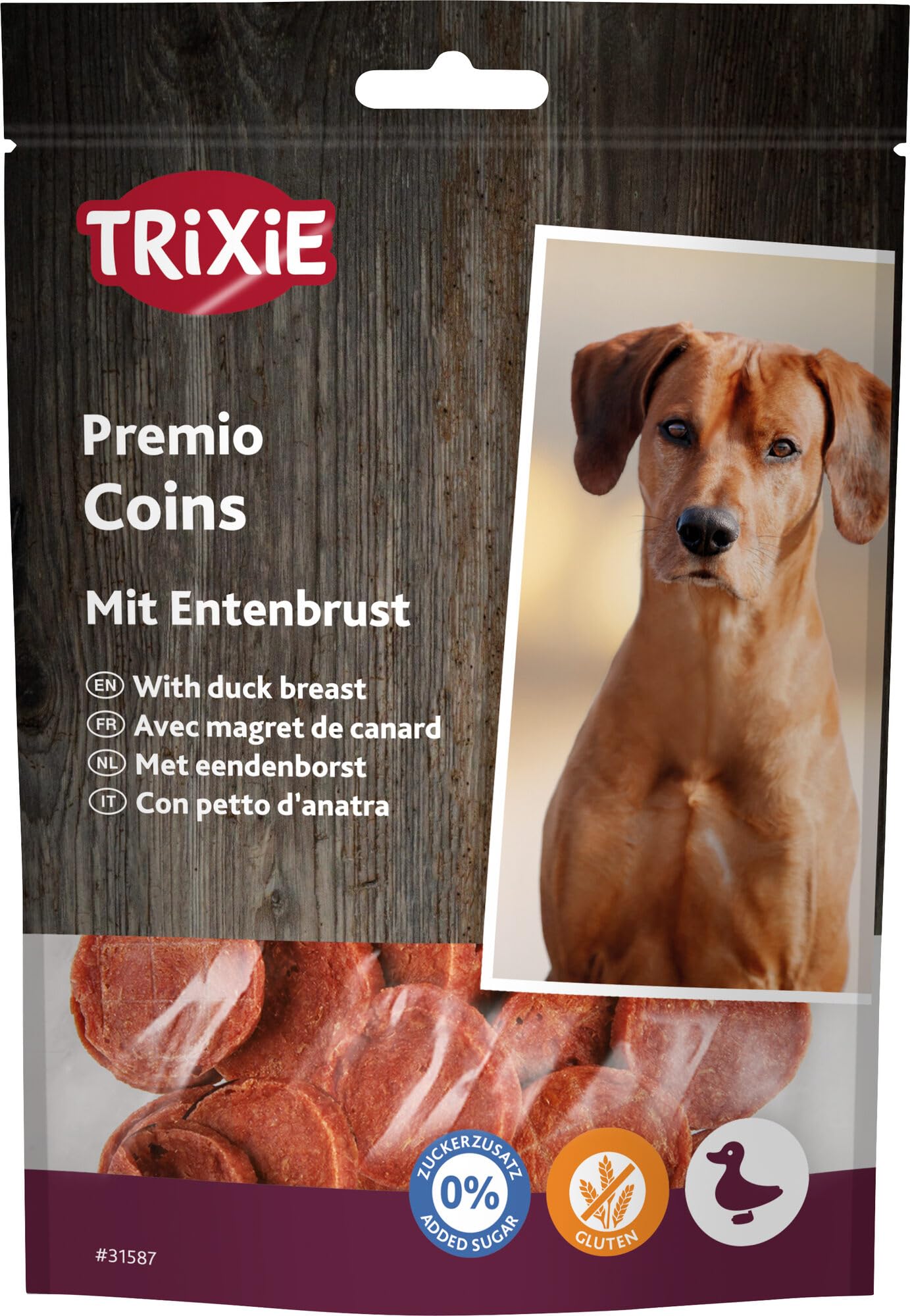 TRIXIE Snack PREMIO Duck Coins, 80 g, Perro