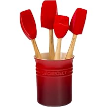 Le Creuset Classic Craft 91057001060000 Cooking Trowel Set 5 Pieces 1.1 L Cherry Red