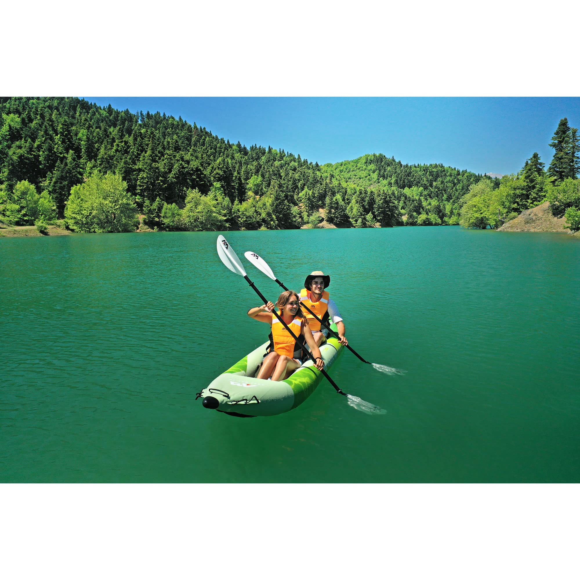 Aqua Marina Betta Kayak - Set gonfiabile per 2-3 persone, canoa, kayak