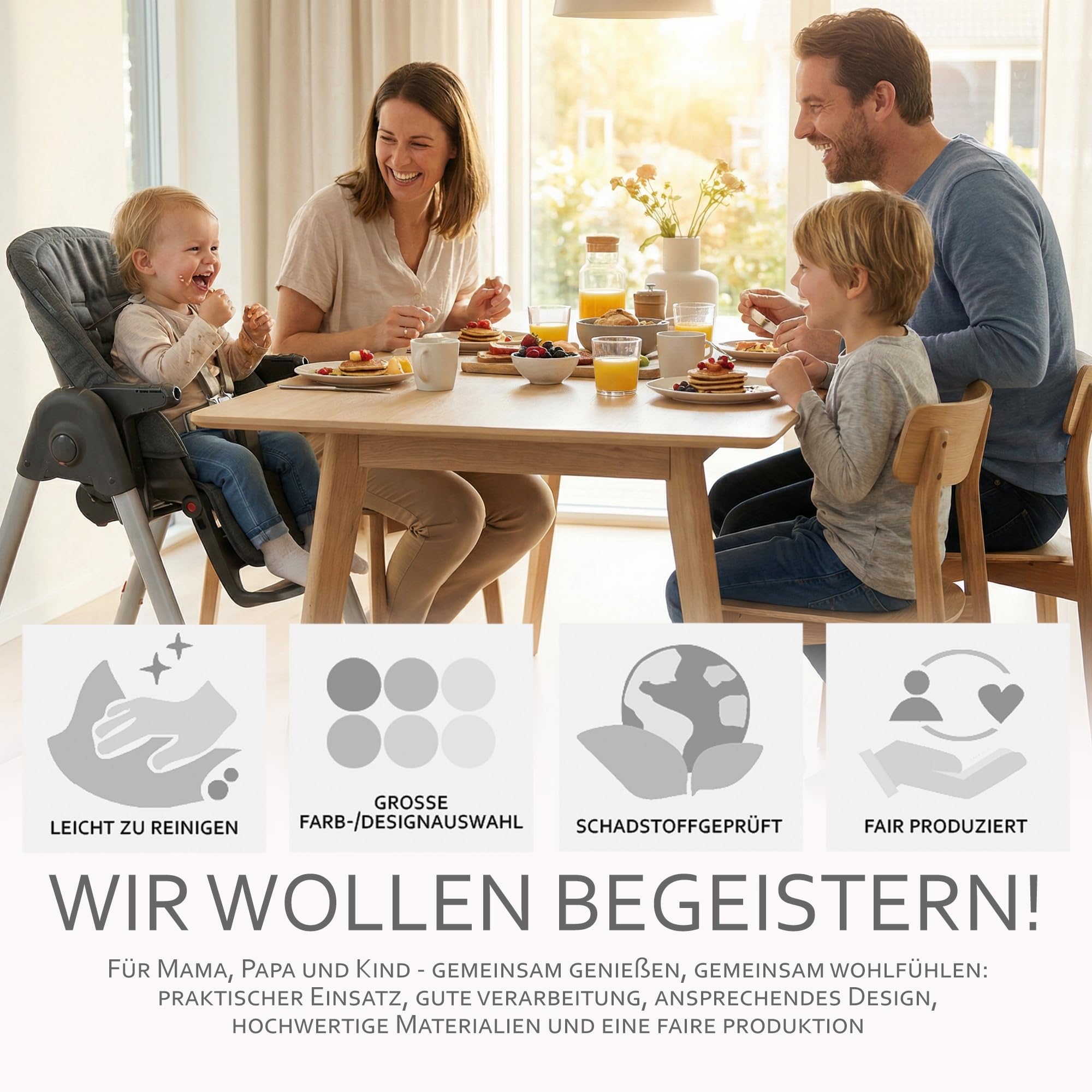 BAMBINIWELT poszewka na poduszkę do siedzenia Peg Perego Tatamia (melanżowo-niebieska)