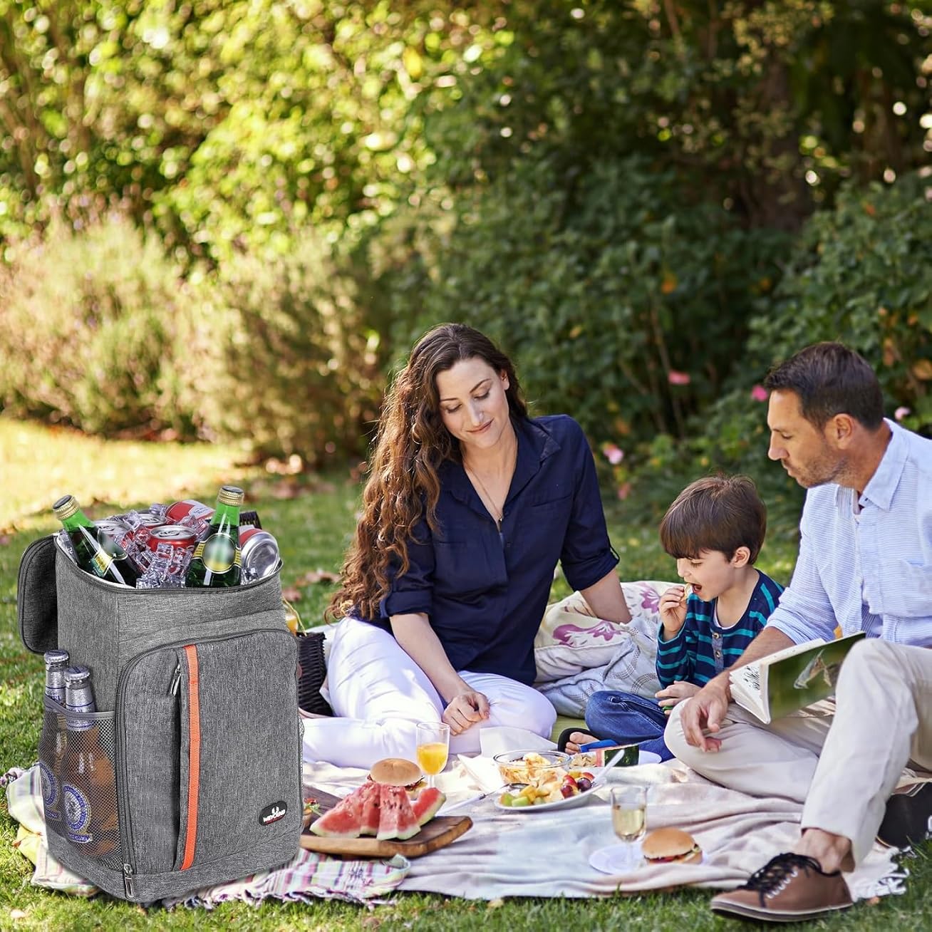Zaino Termico Frigo 23L, Borsa Termica Isoterma Impermeabile Ultraleggera per Campeggio e Trekking