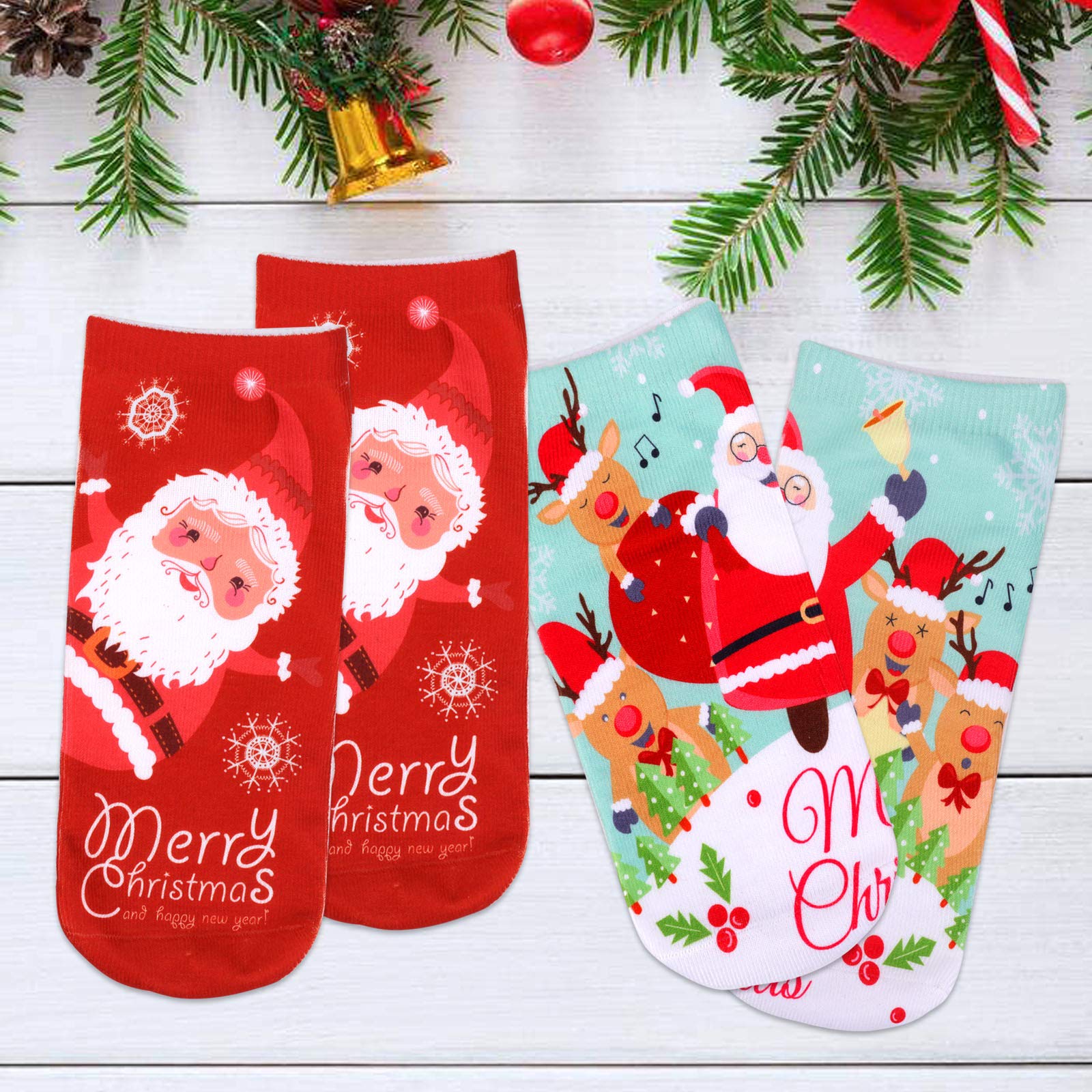 Stitch Figurine Calzini Natalizi Per Neonati 0-12 Mesi In Cotone