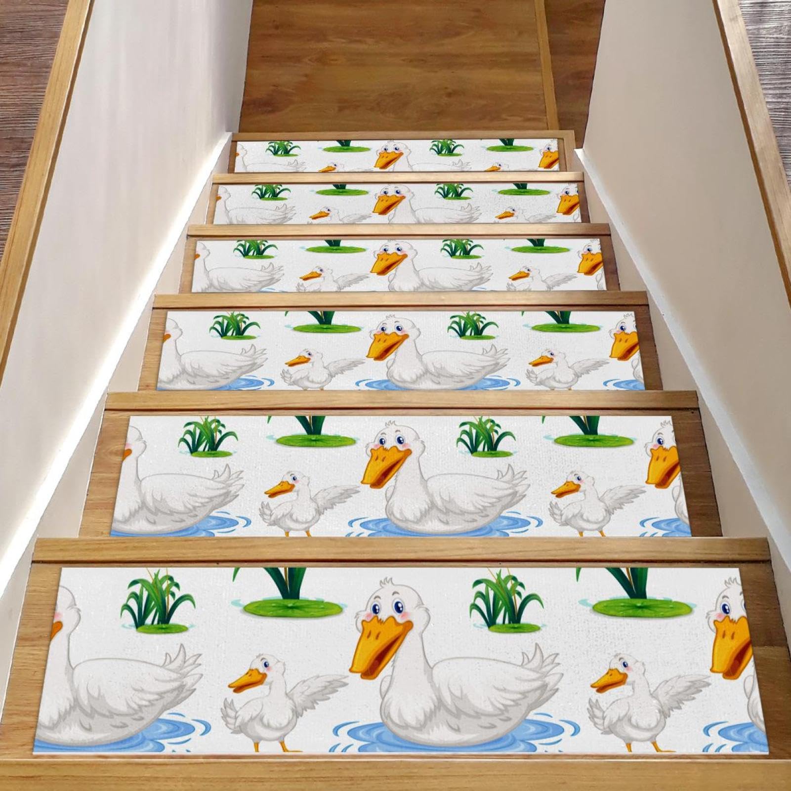 Tapis d'escalier antidérapants lot de 15 protection maximale pour marche en bois