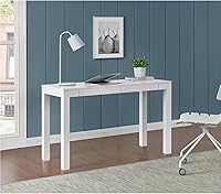 Vista 4 de Altra, escritorio amplio XL, con dos cajones, Madera, Blanco