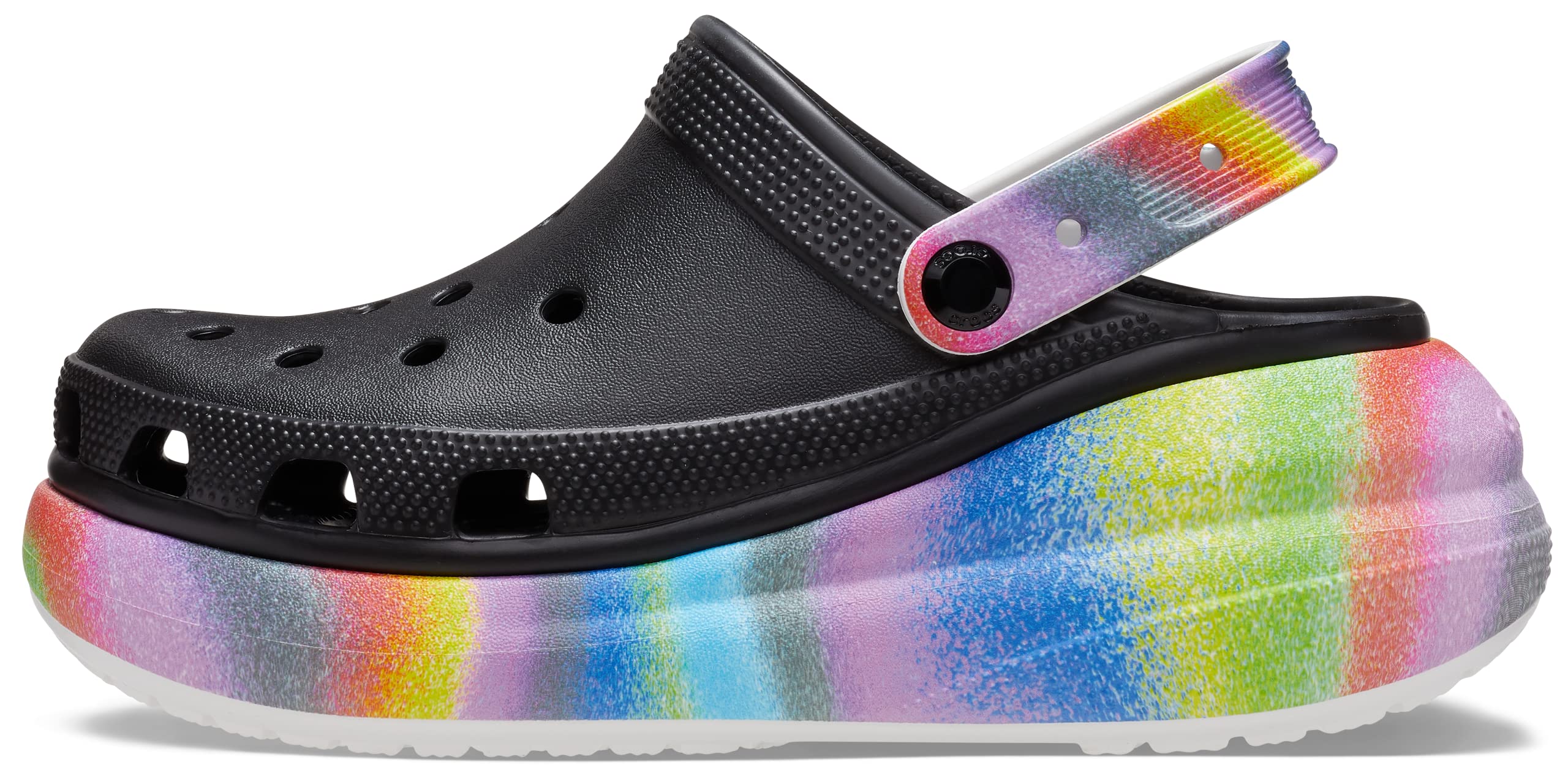 crocs Unisex Adult Classic Crush Spray Dye Clog Blk/MLTI Black (208057-0C4) (B09NMBGXBY) Amazon Price History, Amazon Price Tracker