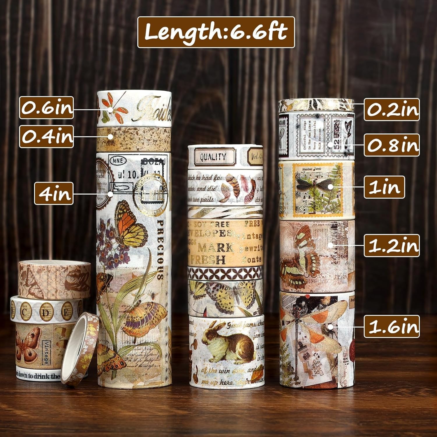 SHINEOFI Lot De 30 Rouleaux De Ruban Adhésif Washi Coloré À