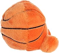 Vista 3 de Aurora® Adorable Palm Pals™ Hoops Basketball™ - Juego de bolsillo - Diversión coleccionable - Naranja 5 pulgadas