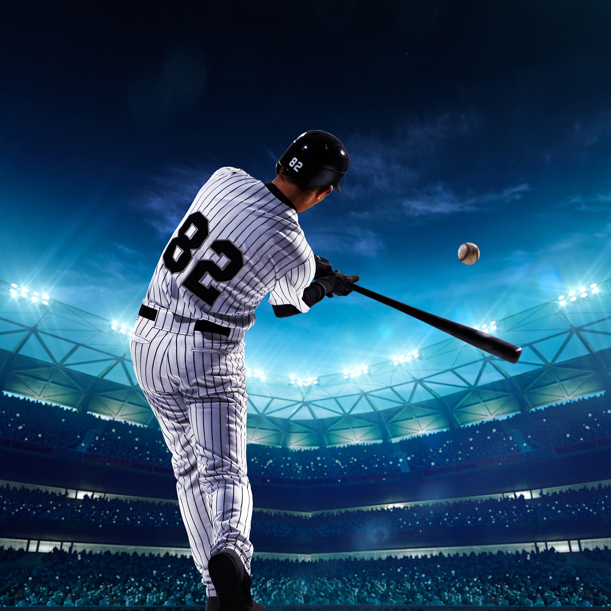 Relaxdays Batte de baseball légère en aluminium avec poignée antidérapante Argenté 34"