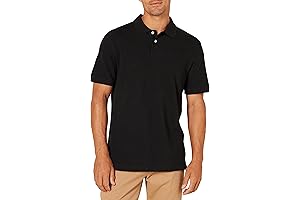 Men's Slim Fit Pique Polo Shirt: Enhanced Style and Comfort