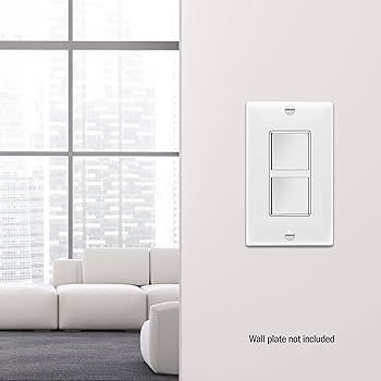 ENERLITES Double Paddle Rocker Decorator Switch, Clamp-Type