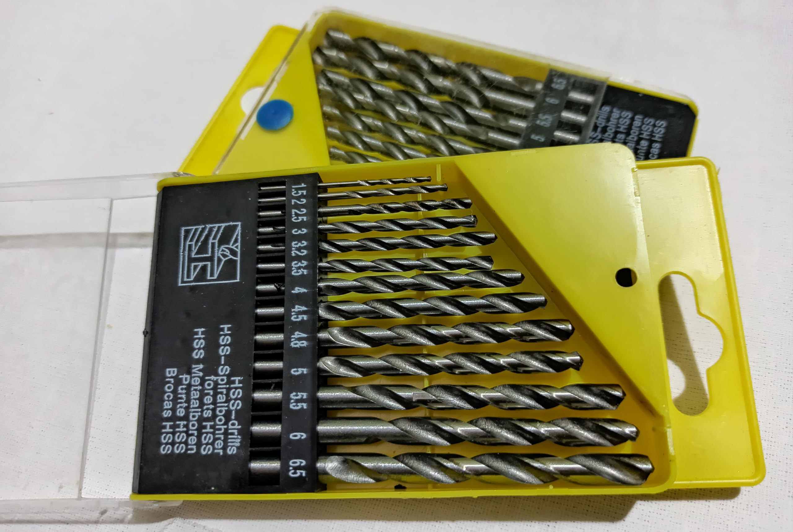 High-Speed Steel (HSS) Drill Bit Set - 13 Piece | Sizes 1.5 to 6.5mm | Spiral Metal Drills for Wood, Plastic, and light Metal(Aluminium/Copper) (B0D6GS987X) Amazon Price History, Amazon Price Tracker
