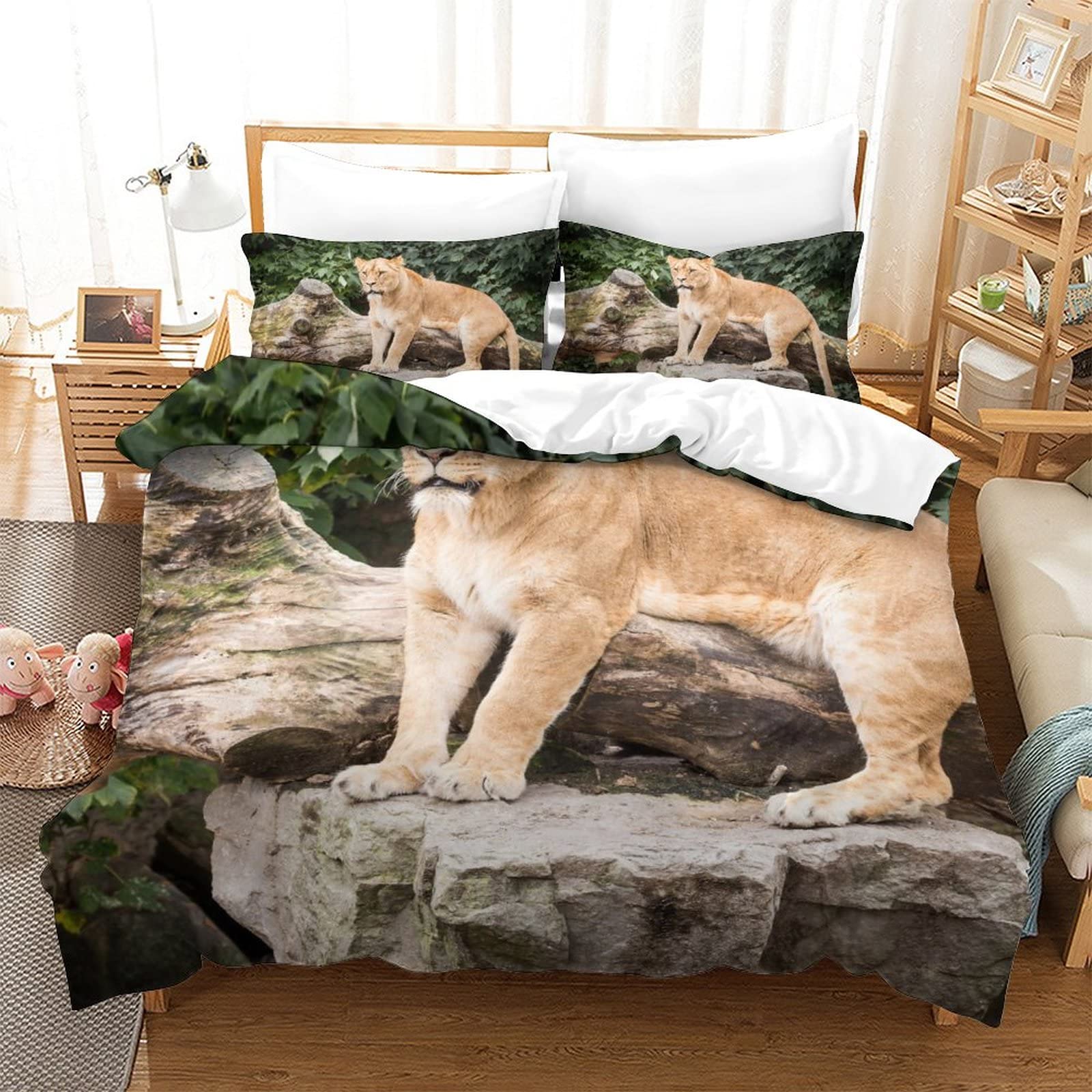 Parure de lit lion en impression 3D pour transformer la chambre d'un ado