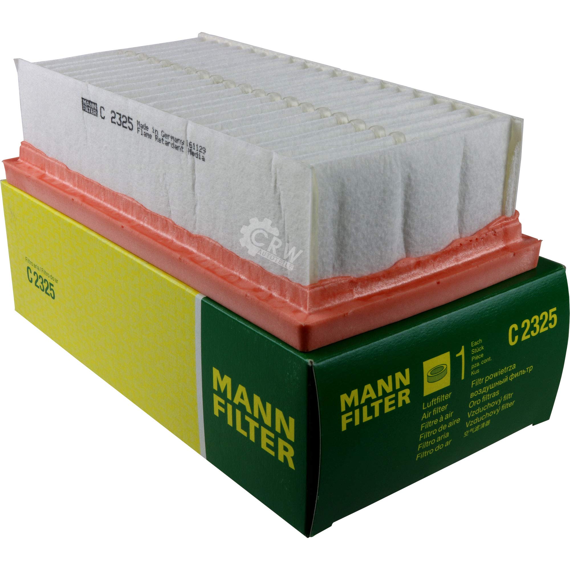 Paquete de inspección Kit de mantenimiento de filtros con filtro de aceite W 66, filtro de aire C 2325, filtro de combustible WK 6002, filtro de habitáculo CUK 1829, tornillo de cierre