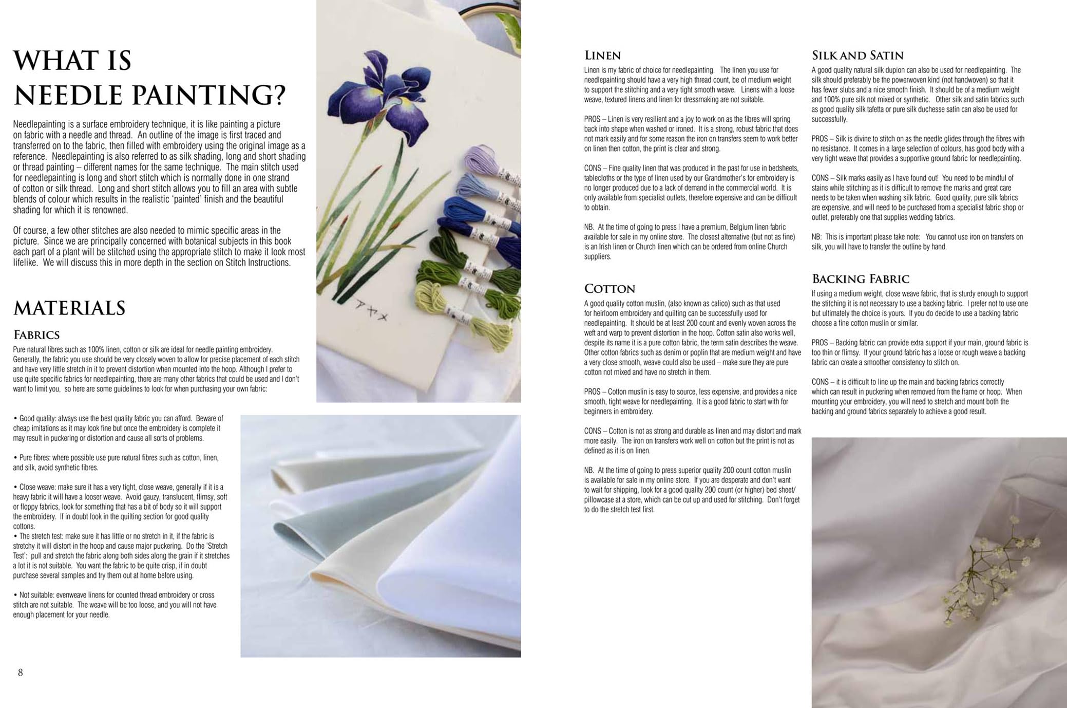 The Kew Book of Embroidered Flowers (Folder edition): 11 Inspiring Projects with Reusable Iron-on Transfers