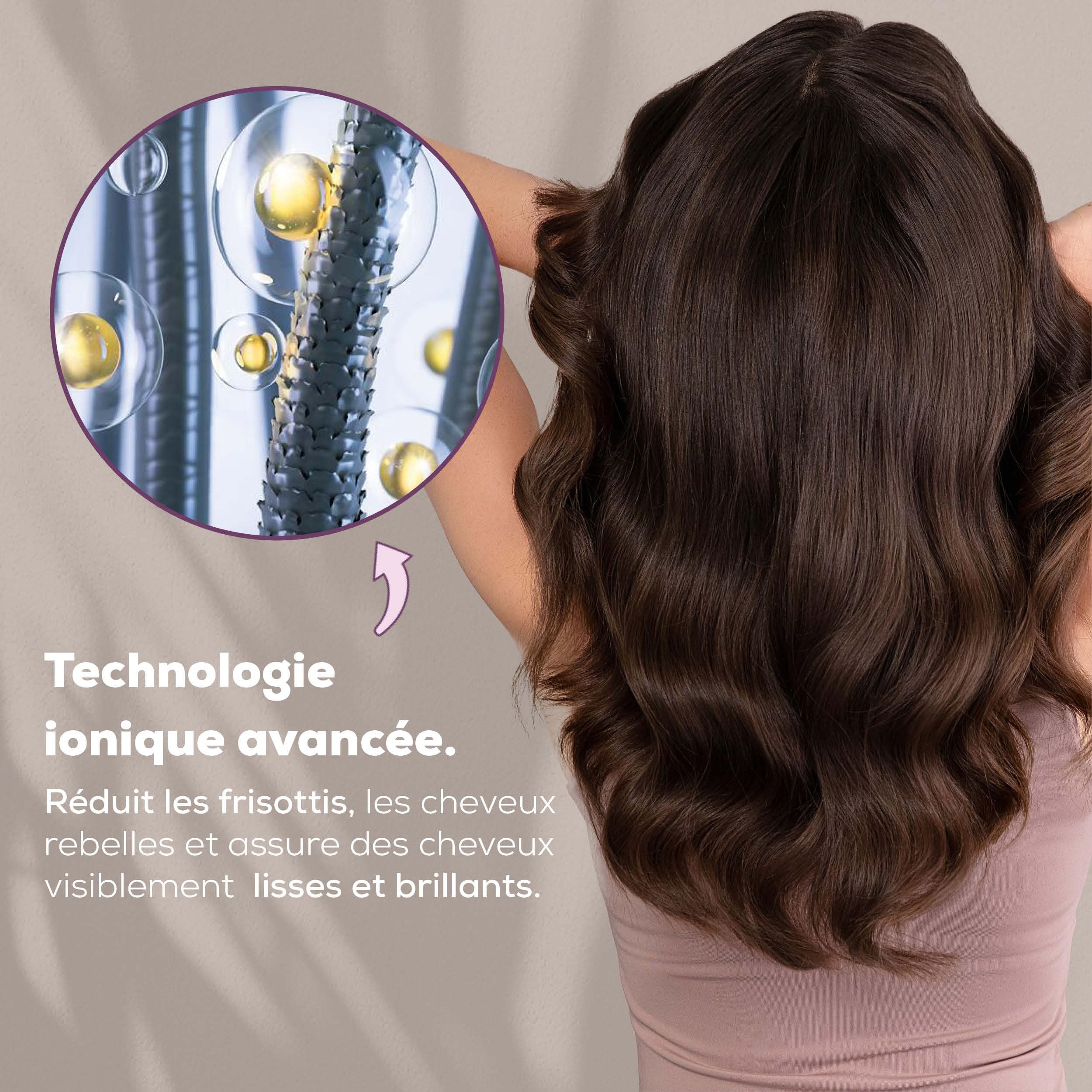 Beurer HC 100 Excellence Sèche-cheveux ionique, puissant et ultra léger, 4 niveaux de température et de soufflerie, séchage rapide et douceur, buse de styling & diffuseur boucle professionnel