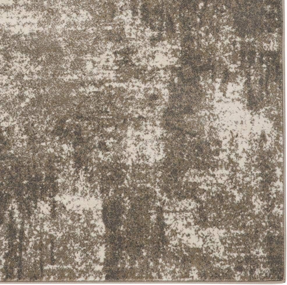 LUXE WEAVERS Lagos Collection Beige 2x3 Abstract Area Rug