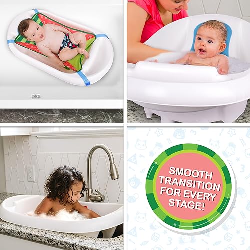 Miniatura 2 de Cocomelon - Bañera 3 en 1 para bebé con soporte extraíble para bebé, bañera convertible para bebé a niño pequeño con asiento, regalo de baby shower,