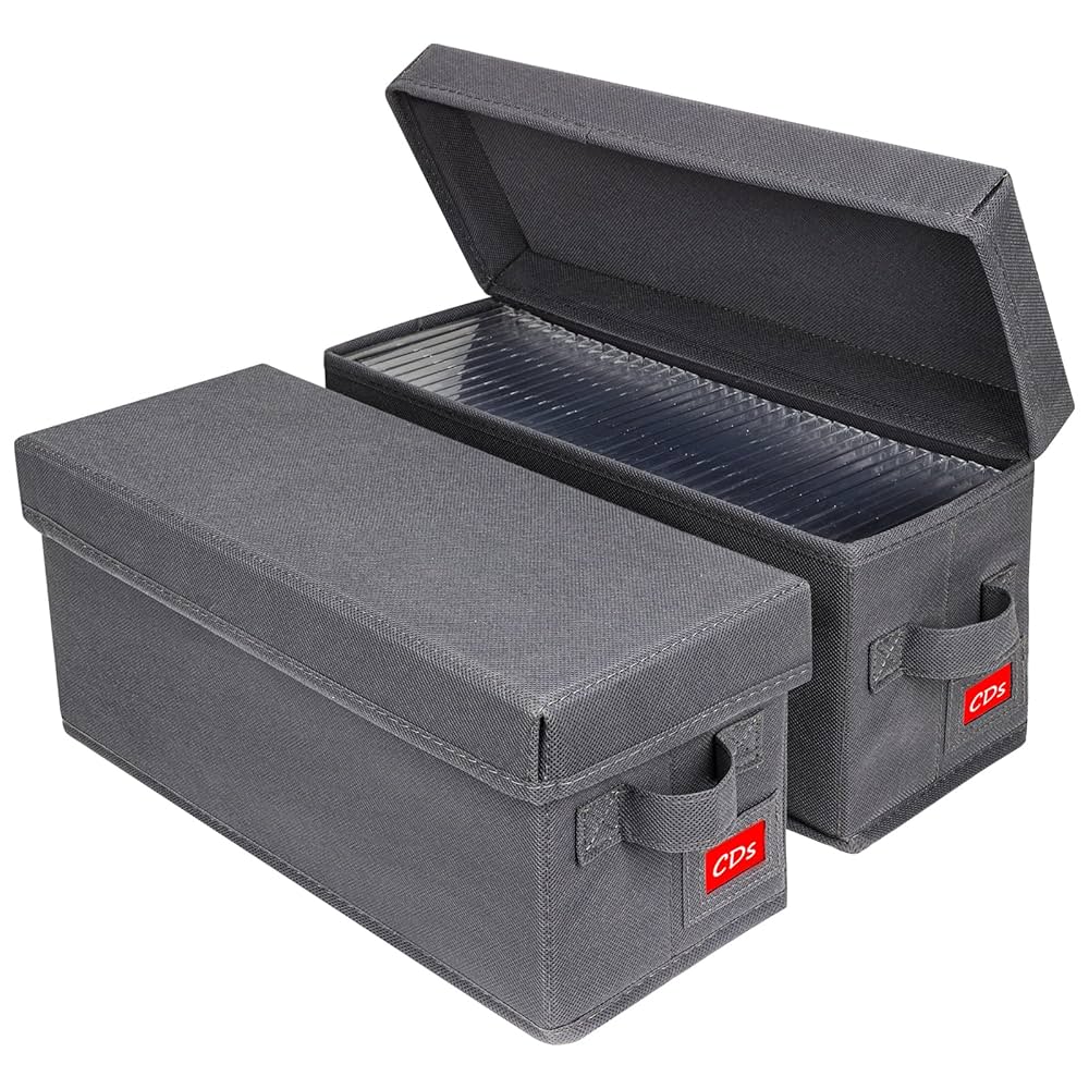 Amazon.com: NUSWOR Upgrades CD Storage Box - Perfect CD Case