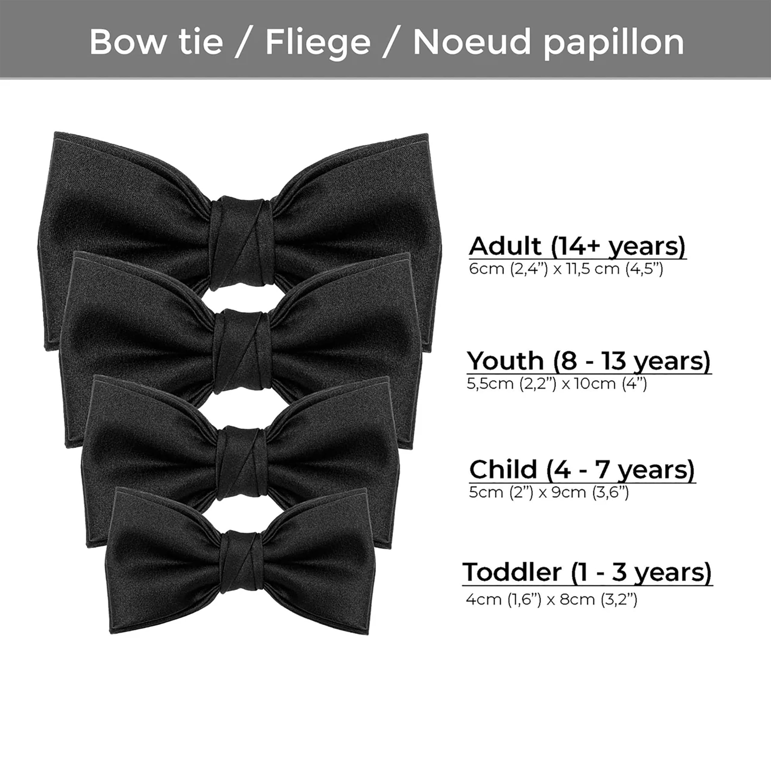RR DESIGN Boys' Formal Bow Tie and Cummerbund Set, Pre-tied Adjustable Design,Satin, Special Occasion Wear-Black (Gold) 3