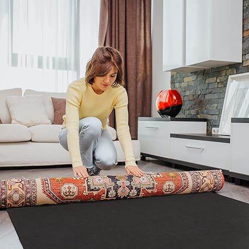 Miniatura 2 de Slip-Stop Almohadilla antideslizante de perfil bajo prémium para alfombras de área y alfombras de pasillo, hecha en Estados Unidos, mantiene las