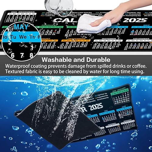 Miniatura 5 de Canjoy Alfombrilla de mouse grande 315 x 157 pulgadas alfombrilla de mouse para juegos con bordes cosidos alfombrilla de escritorio con paño