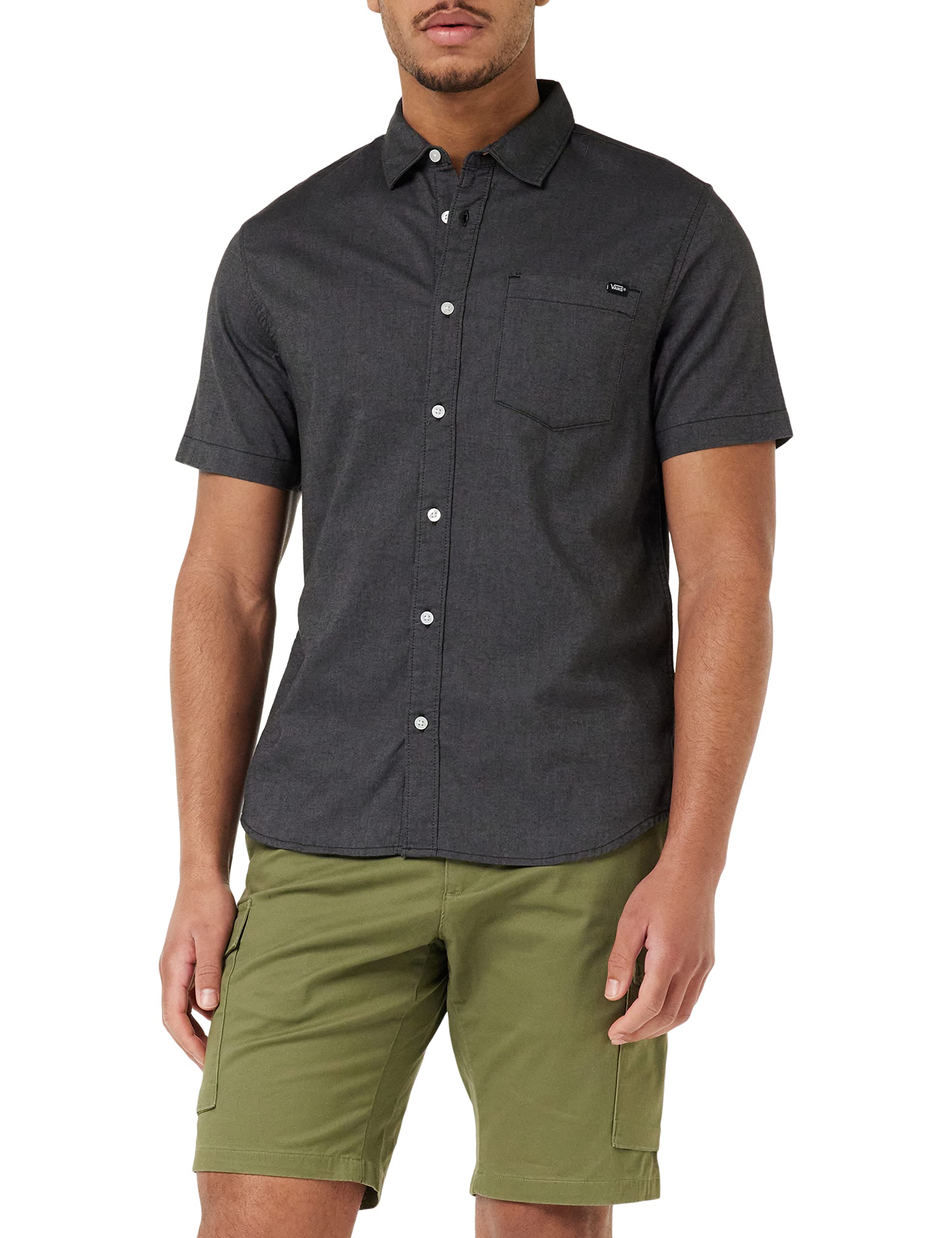 Vans Yarndyed Woven Camisa de Manga Corta para Hombre