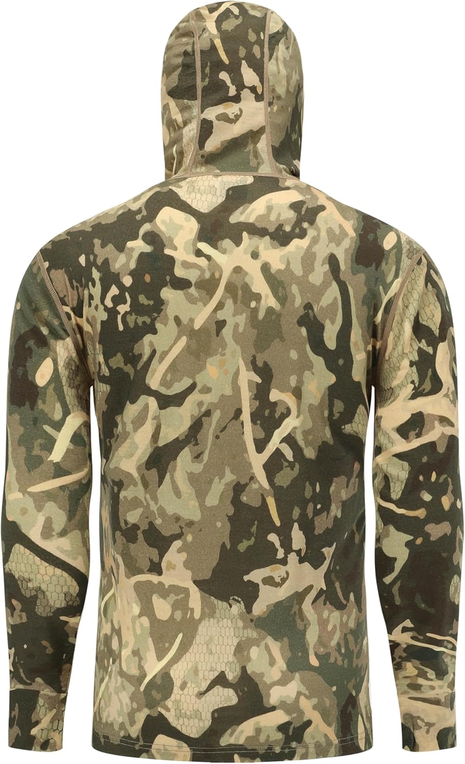 Men's Merino Wool Hunting Hoodie Base Layer Sweatshirt