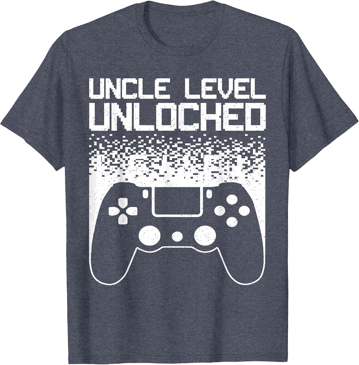 Gaming Uncle Art for Men Video Gamer First Time Uncle to Be T-Shirt image 3