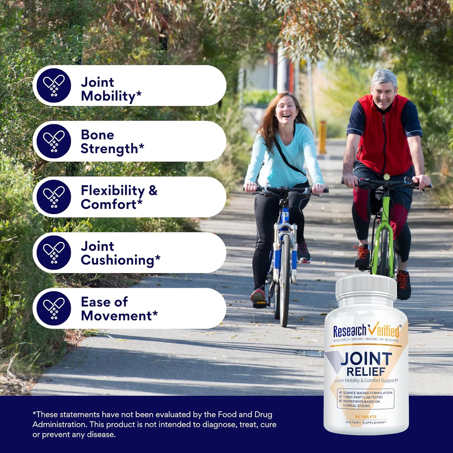 Research Verified Joint Support - Glucosamine, MSM, Turmeric, Boswellia, BioPerine - Vegan - 270 Capsules - 3 Month Supply