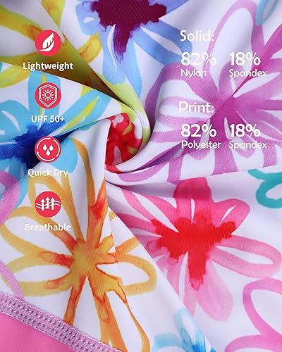 Miniatura 4 de beautyin Trajes de baño de una pieza para niñas, talla 7-16, traje de baño atlético con espalda cruzada