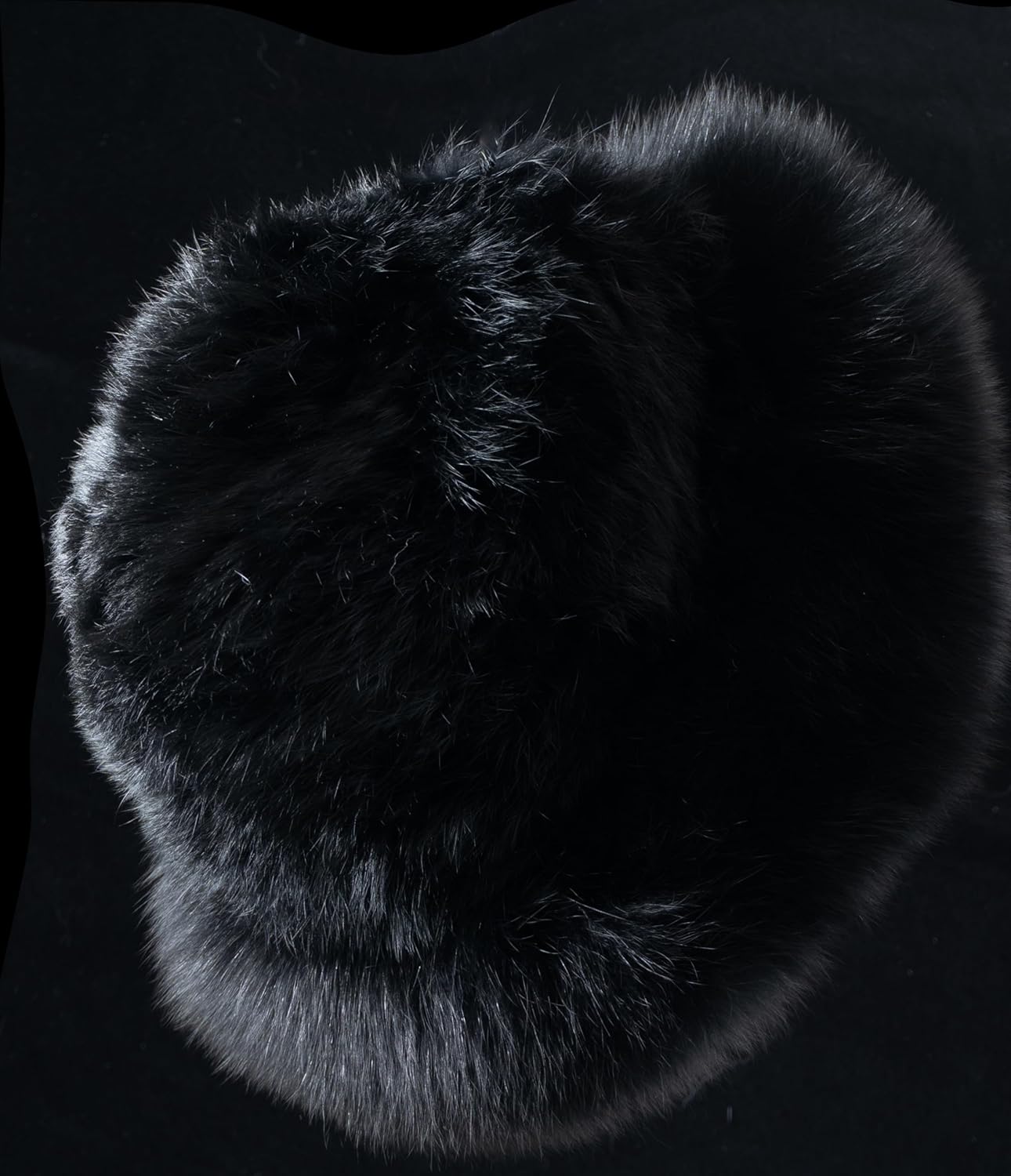 Real Rabbit Fur Hat for Women with Fox Fur Brim, Warm Winter Hat, Russian Ushanka Style for Cold Weather