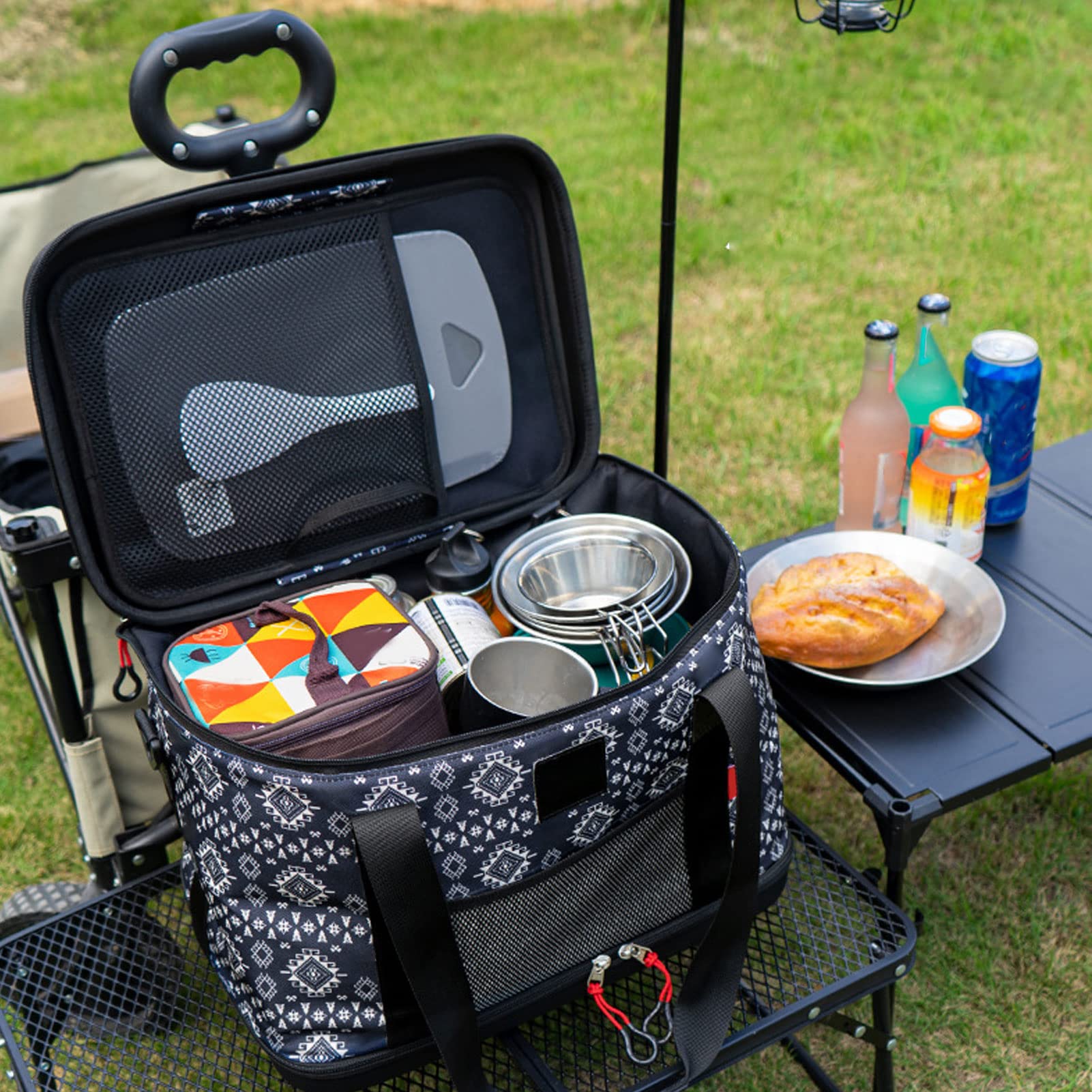 40L Camping Storage Bag, Camping Storage Bag Outdoor Sports Box Portable Thermal Waterproof for Traveling Camping Picnic