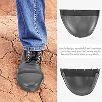 Vista 7 de DOITOOL 1 par de cubiertas de puntera de acero para zapatos de trabajo, inserciones de puntera de acero, cubiertas de puntera de acero para zapatos