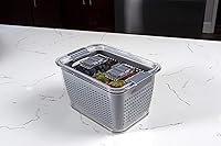 Vista 3 de Kitchen Spaces - 1465A6-AMZ Colador de Cocina Kitchen Spaces, Mediano, Gris