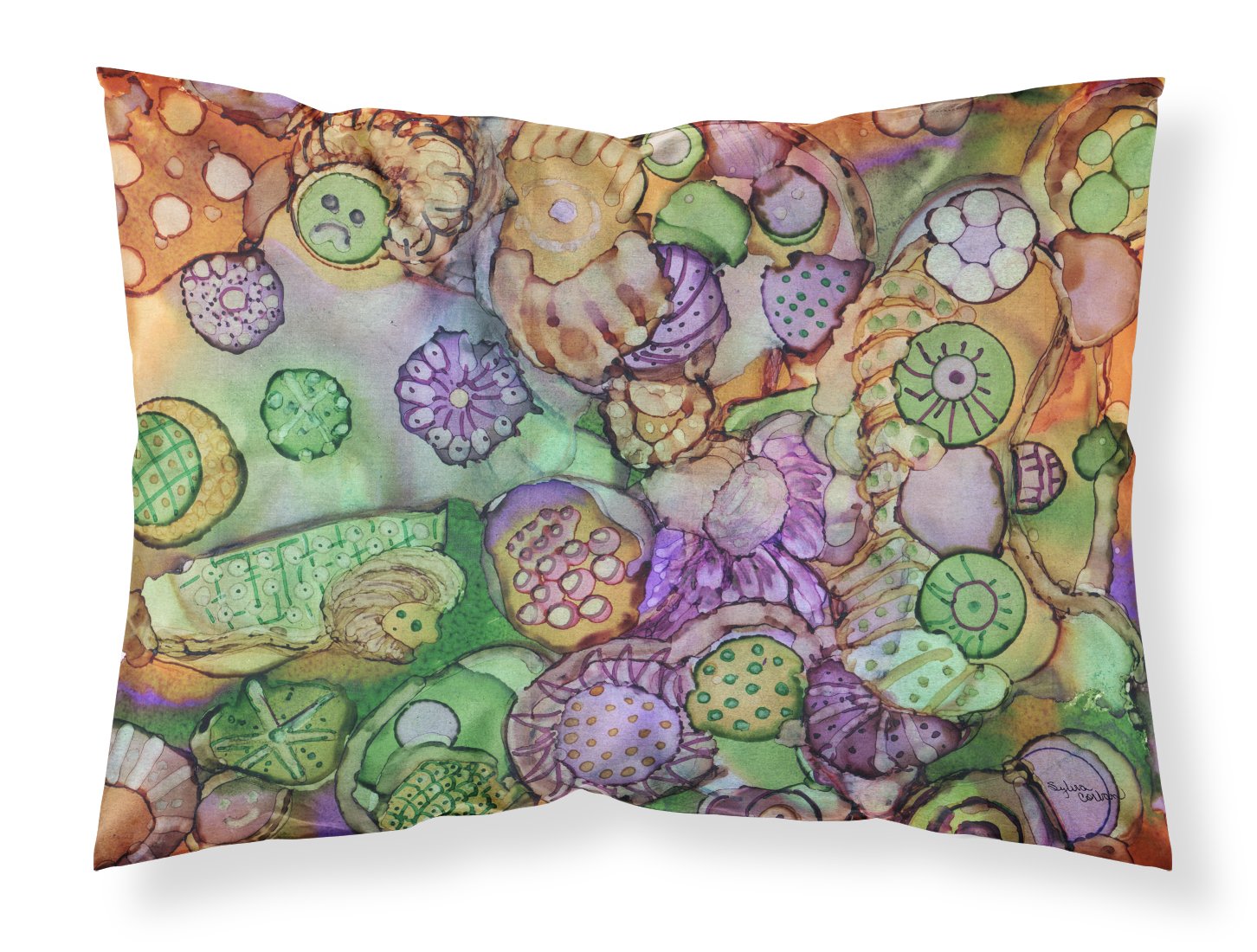 Taie d'oreiller abstraite de qualité supérieure Caroline S Treasures coloris multicolore