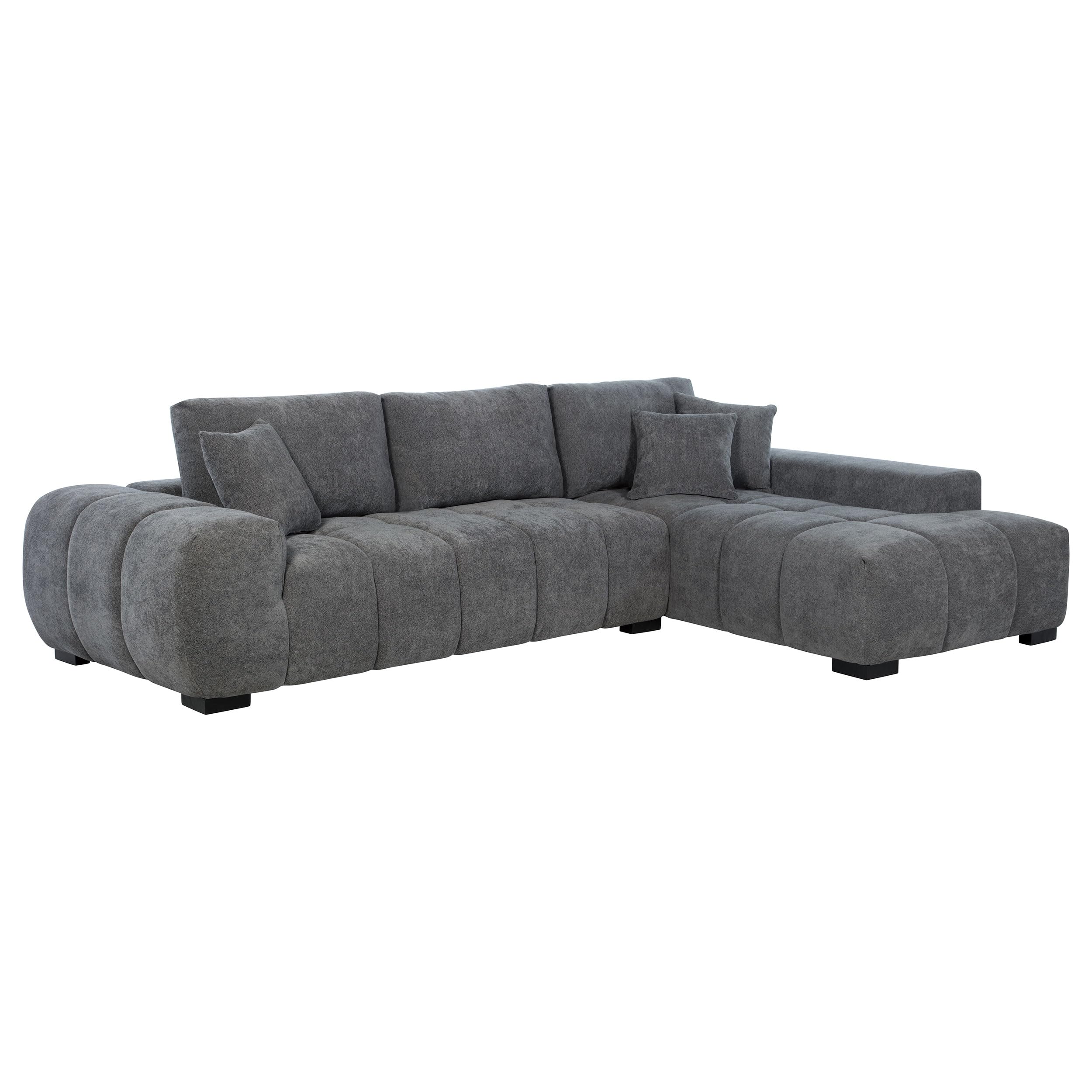 Amazon.com: Coaster Octavia Living Room L-Shaped Sectional Sofa