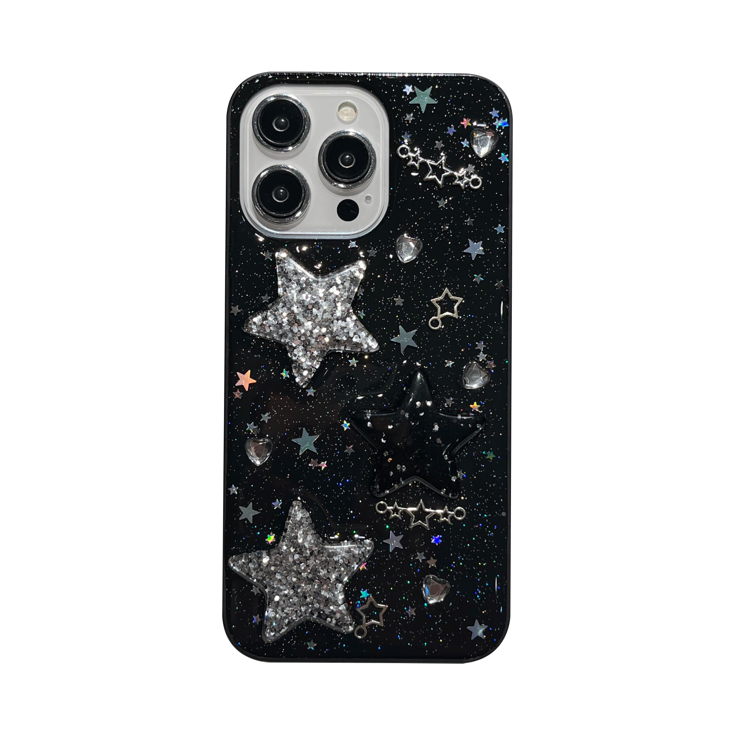 Amazon.com: FLIRACON Bling Glitter 3D Stars Diamond Phone