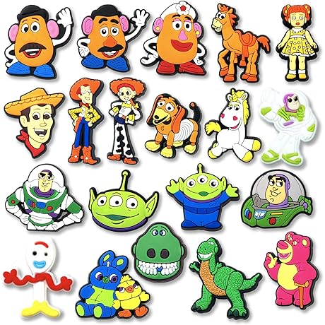 20-Piece Toy Story Jibbitz Shoe Decoration Charms