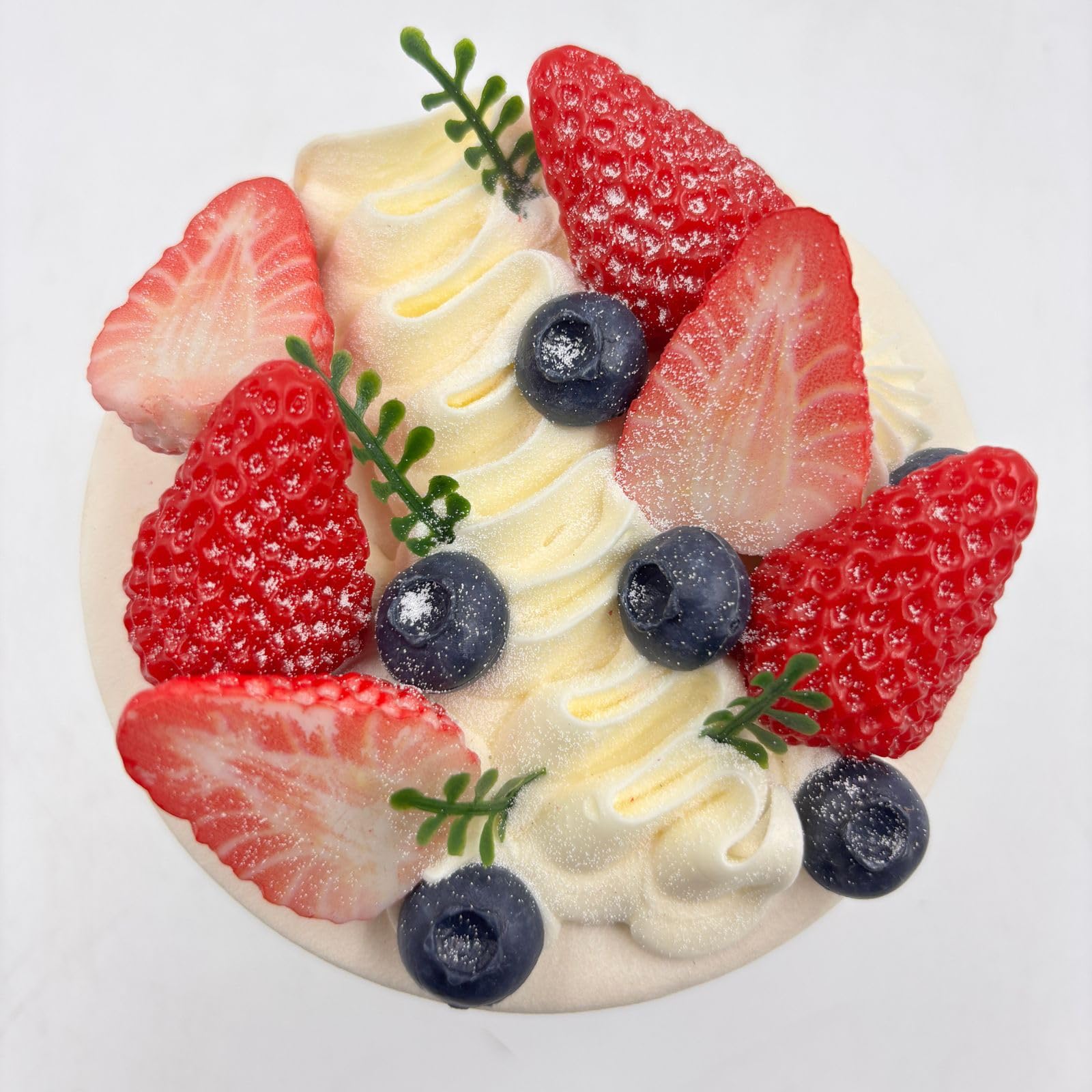 Gurubhai Equipments Artificial Realistic Fake Decorative Food Models for Bakery Display, Photography Props, Restaurants & Kitchen Decor (FF-WHT-CHC-CK, FF-WHT-CHC-CK) 1