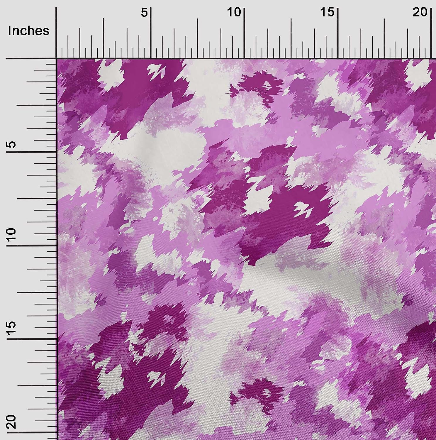 oneOone Cotton Flex Magenta Fabric Tie Dye Fabric for Sewing Printed Craft Fabric by The Yard 40 Inch Wide