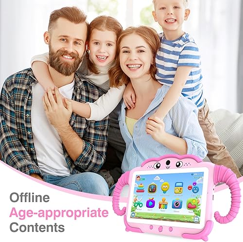 Miniatura 3 de Tableta infantil de 7 pulgadas para niños de 3 a 7 años, tableta para niños pequeños con juegos educativos, tabletas de 32 GB para niños con
