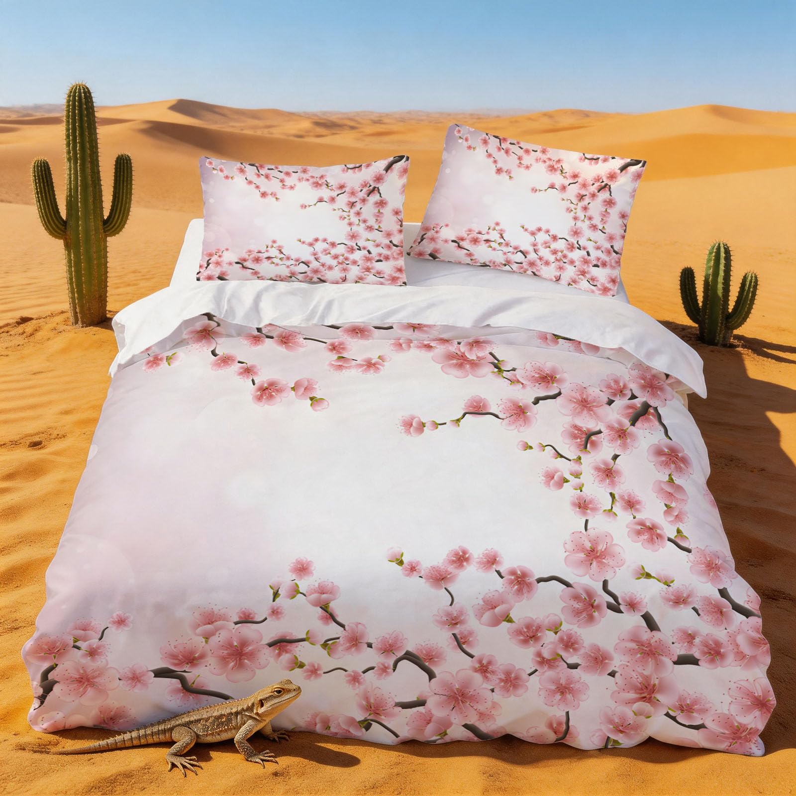 Set de housse couette microfibre doux parure de lit 240x260 dessin animé