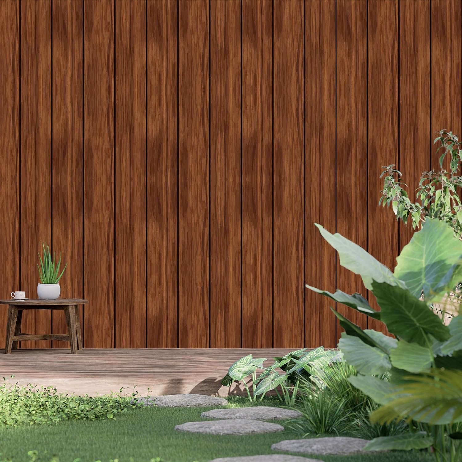 51 in x 100 Ft Western Plastic Backdrop Decorations Roll of Plastic West Wood Grain Photography Background Photo Props Rustic Cowboy Bulletin Board Roll for Home Family Wild West Parties Celebration