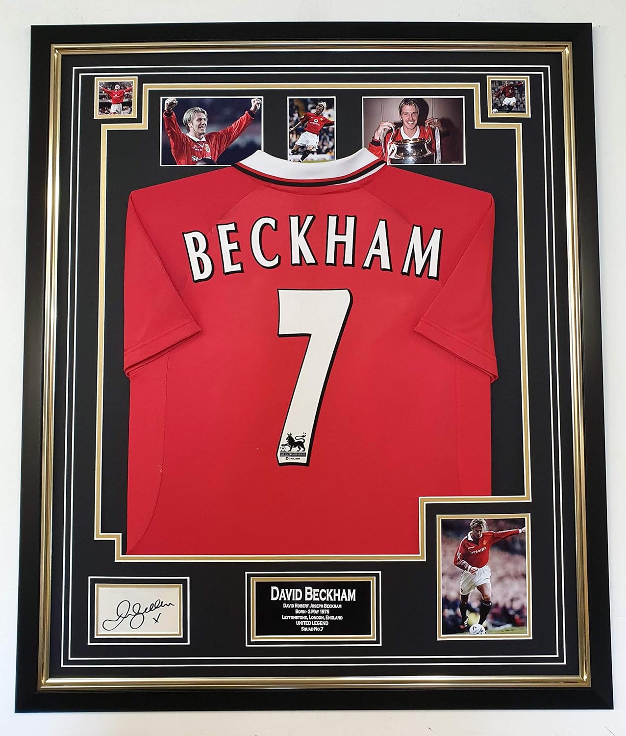 David beckham signed man utd shirt Clearance