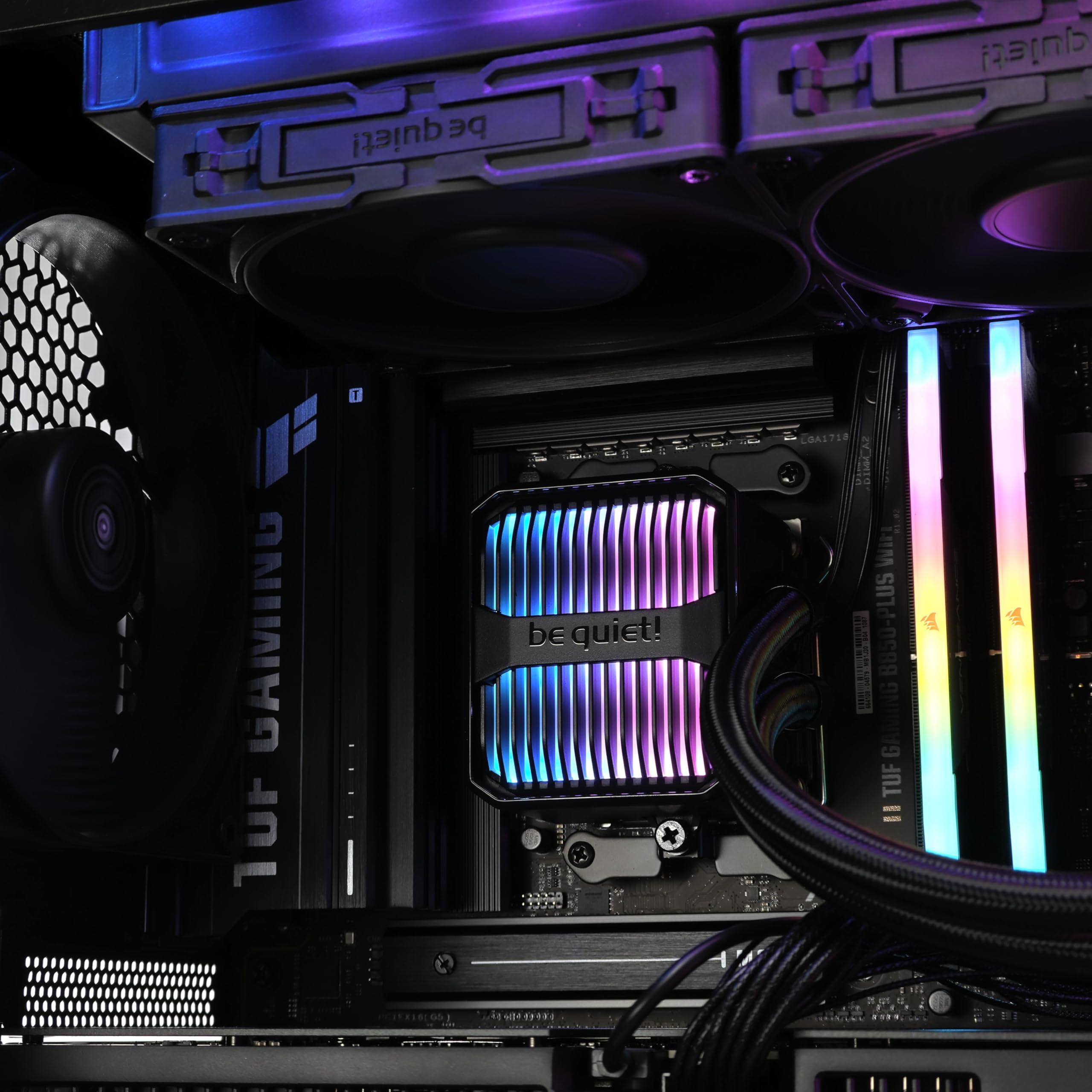 Gaming PC AMD Ryzen 9 9950X3D 3D V-Cache RTX 5070 12GB GDDR7 64GB DDR5-6000MHz 2TB M.2 SSD einstellbare ARGB Beleuchtung leise 240mm Silent Loop AiO WiFi 7 Windows 11 Pro