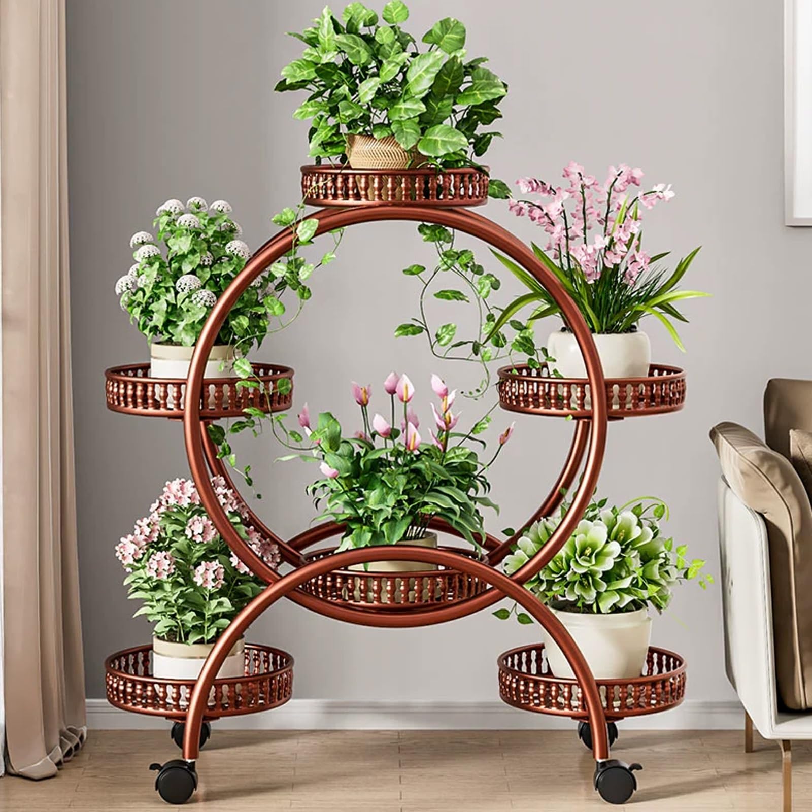 Support plantes pour intérieur et extérieur pour créer un coin de verdure sur votre balcon