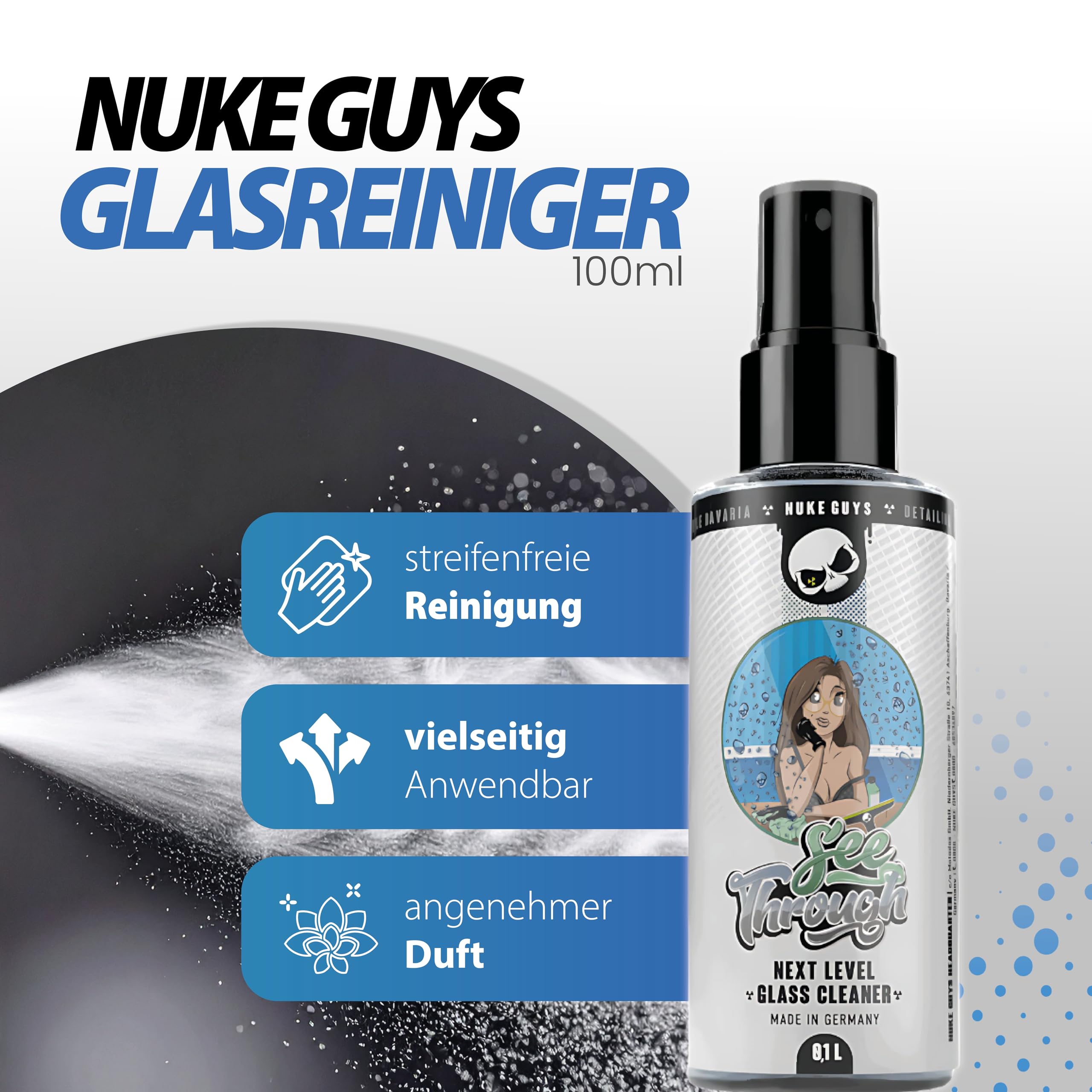 5-teil. Glasversiegelung Bundle - Soft99 Glaco DX 110 ml Versiegelung + Soft99 Glaco Glass Compound Roll On 100ml - Politur für Glas + Glasreiniger 100ml, Poliertuch, Glas Mikrofasertuch